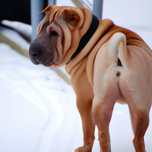 7. A series of photos showing a day in the life of a Shar-Pei owner, capturing the joys and challenges of living with this unique breed.