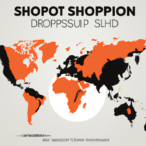 An image showing the global reach of dropshipping